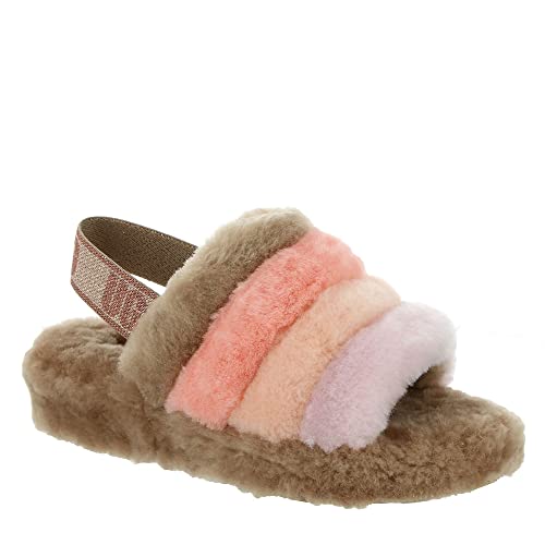 UGG WOMEN'S FLUFF YEAH SLIDE SLIPPER BEACHWOOD MULTI 41 EU von UGG