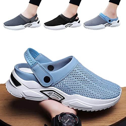 Men s Orthopedic Hollow-Out Summer Sandals, Breathable Mesh Shoes, Non-Slip Lightweight Outdoor Comfortable Slippers, Clogs Hausschuhe Mesh Atmungsaktiv Gartenschuhe von UGIF