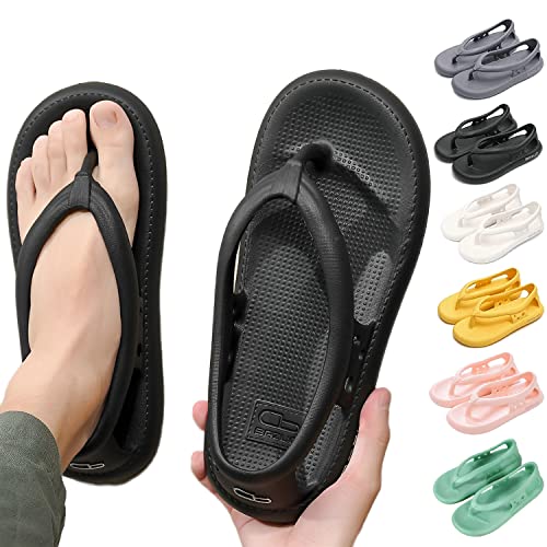 Rutschfeste Flip Flops Bazuo, EVA-Sandalen mit Dickem Boden, 2023 Sommer Unisex Komfort Flip Flops Rutschfeste Outdoor Strand Badezimmer Hausschuhe, Unisex-Sommerstrand, Duschlatschen von UGIF