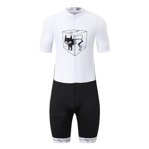 UGLY FROG Zwei Stile zufällig Pro Trisuit Kurzarm Triathlonanzug für Ironman-Rennen und Triathlon-Wettkämpfe - Hochwertiger Triathlon-Anzug für Herren von UGLY FROG