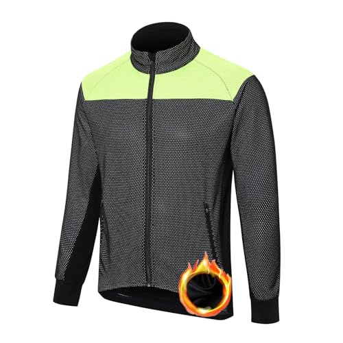 UGLY FROG Fahrradjacke Männer Winddichte Thermo für Winter Outdoor-Sport Fahrradbekleidung Warme Fleecejacke von UGLY FROG