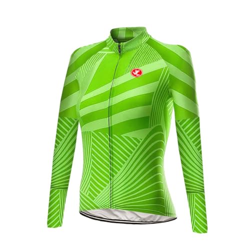 UGLY FROG Damen Outdoor Langarm Radsport-Shirt, Atmungsaktiv Schnelltrocknend Fahrradtrikot CXWY02 von UGLY FROG