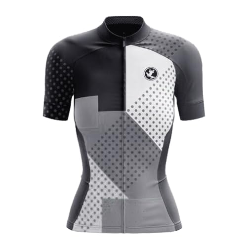 UGLY FROG Damen Rennrad Trikot Damen Fahrradbekleidung Sommer Bike Wear Atmungsaktiv 2021 Neueste Bunt Streifen Graffiti XSVH02 von UGLY FROG