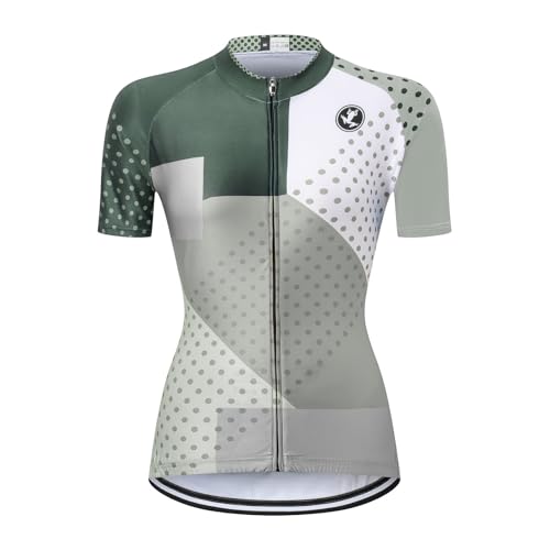 UGLY FROG Damen Rennrad Trikot Damen Fahrradbekleidung Sommer Bike Wear Atmungsaktiv 2021 Neueste Bunt Streifen Graffiti XSVH02 von UGLY FROG