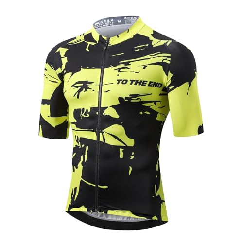 UGLY FROG FBADeSJ 2024 Herren Radtrikot Fahrradtrikot Kurzarm, Fahrradbekleidung Fahrrad Trikot T Shirt für Männer, Atmungsaktive Cycling Jersey Schnell Trocknen Radsport Bekleidung von UGLY FROG