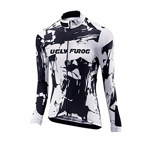 UGLY FROG Fahrradbekleidung Damen Manga Larga Radsport Trikots Sport Freizeit Frühjahr Style Full Zipper Sport MTB Straßenberg Outdoor Reiten Jersey Fahrrad Jacke von UGLY FROG