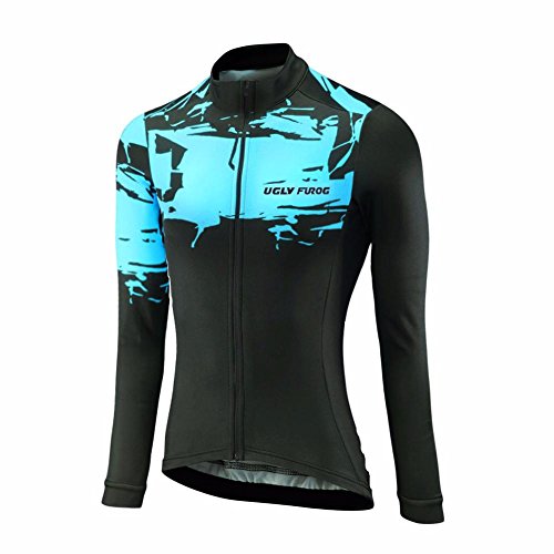 UGLY FROG Fahrradbekleidung Damen Manga Larga Radsport Trikots Sport Freizeit Frühjahr Style Full Zipper Sport MTB Straßenberg Outdoor Reiten Jersey Fahrrad Jacke von UGLY FROG