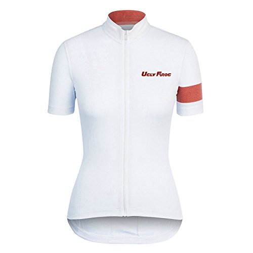 UGLY FROG Frühling Jersey Comfortable Fahrradtrikot Polyester Gemütlich Kurzarm Shirt Damen Breathable Radfahren Fahrrad Kurze Hülsen Fahrrad Hemd Damen Kurzarm Fahrradbekleidung Radfahren von UGLY FROG