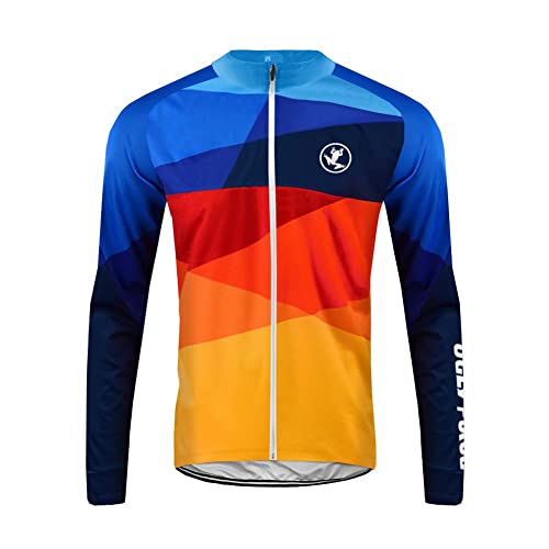 UGLY FROG GLJ38 MTB Rennrad Neue Winter Jersey Thermisches Fahrradtrikot Vlies Thermo Langarm Shirt Herren Breathable Radfahren Männer Fahrradbekleidung von UGLY FROG