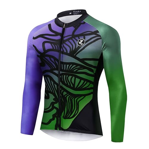 UGLY FROG LJ38 MTB Rennrad Neue Winter Jersey Thermisches Fahrradtrikot Vlies Thermo Langarm Shirt Herren Breathable Radfahren Männer Fahrradbekleidung von UGLY FROG