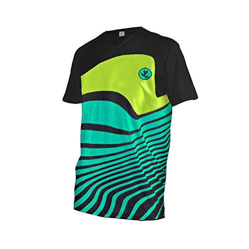 UGLY FROG MTB Downhill Trikot Kompressionsshirt Herren Kurzarm Fitness T-Shirt Freizeit Männer Laufshirt Printed und Klassisch Top Funktionswäsche von UGLY FROG