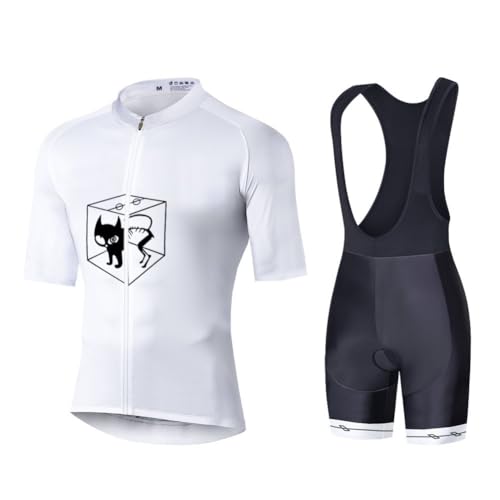 UGLY FROG Milchfaser Radsport Anzüge Herren Kurzarm Trikots+Bib Kurze Hosen Gel Pad Summer Cycling Kit Triathlon Clothes für Radsport Rennrad Einzigartig Designs von UGLY FROG