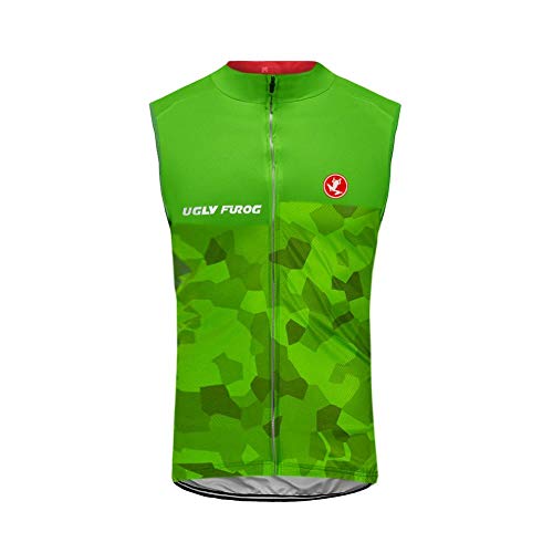 UGLY FROG Radtrikot Ärmellos Vest Herren Mode Sport & Freizeit MTB Fahrradbekleidung Radsport Hemd Polyester Gemütlich MJZ01 von UGLY FROG