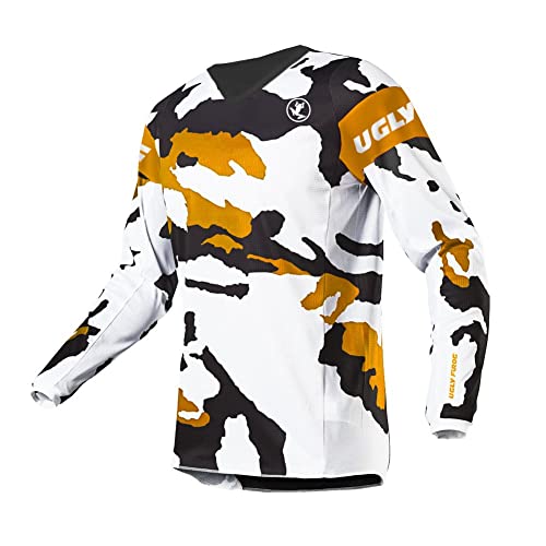 UGLY FROG Spezieller Design Cool Leistung Downhill Trikot Lange Ärmel Herren Mountainbike Freeride BMX Fahrradtrikot Motocross MTB/Downhill Bekleidung von UGLY FROG