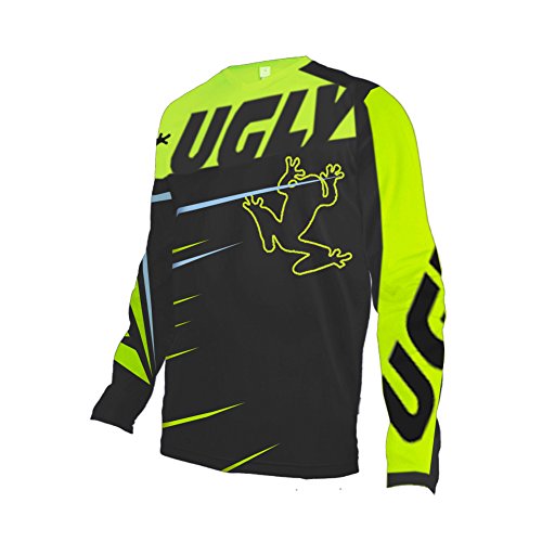 UGLY FROG Spezieller Design Cool Leistung Downhill Trikot Lange Ärmel Herren Mountainbike Freeride BMX Fahrradtrikot Motocross MTB/Downhill Bekleidung von UGLY FROG