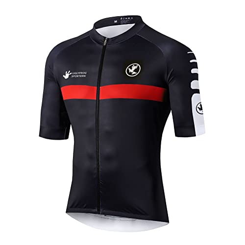 UGLY FROG Stoff-Upgrade – Milchfaser Bike Wear MTB Rennrad Radsport Bekleidung Herren Radfahren Jersey Männer Mountainbike Trikot Full Zip Fahrrad Shirt Laufende Top Road MTB Kleidung von UGLY FROG