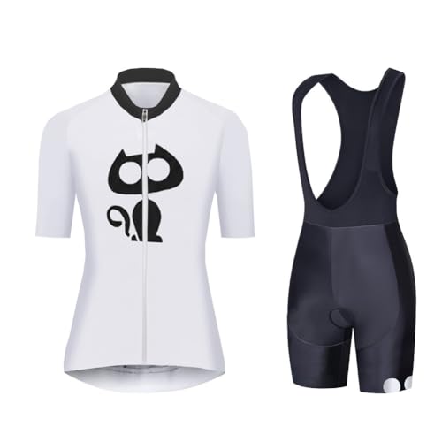 UGLY FROG Top Damen Fahrrad Trikot Set Schnelltrocknend Radtrikot Kurzarm + Radhose mit 20D Sitzpolster Rennrad Outdoor MTB Fahrradbekleidung von UGLY FROG