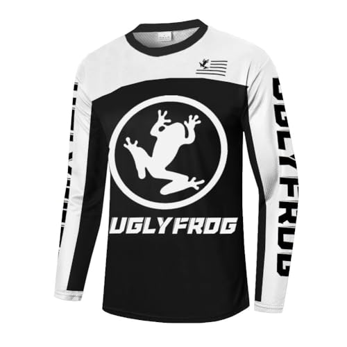 UGLY FROG Trikot Herren Downhill Shirts Mountain Bike MTB Shirts Offroad DH Motorcycle Jersey Motocross Sportswear FXR Bike Dirt Bike DHH08 von UGLY FROG