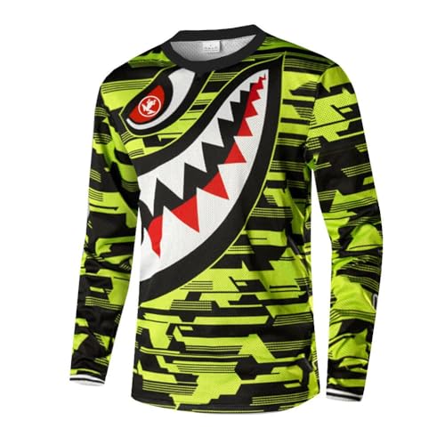UGLY FROG Trikot MX DH Enduro Herren Mountainbike MTB Top Langarm Atmungsaktiv Radtrikot von UGLY FROG