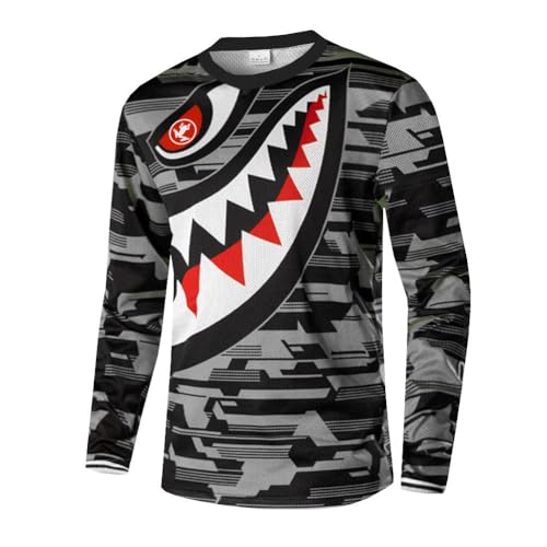 UGLY FROG Trikot MX DH Enduro Herren Mountainbike MTB Top Langarm Atmungsaktiv Radtrikot von UGLY FROG