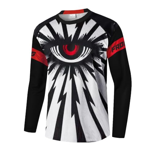 UGLY FROG Trikot MX DH Enduro Herren Mountainbike MTB Top Langarm Atmungsaktiv Radtrikot von UGLY FROG