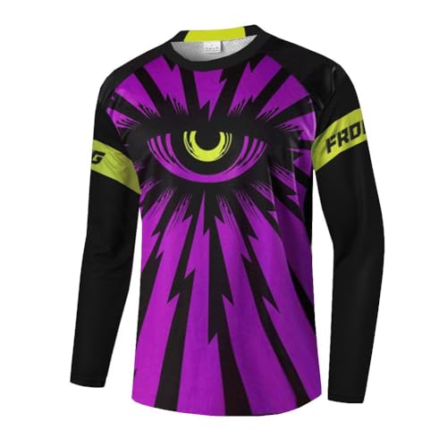 UGLY FROG Trikot MX DH Enduro Herren Mountainbike MTB Top Langarm Atmungsaktiv Radtrikot von UGLY FROG
