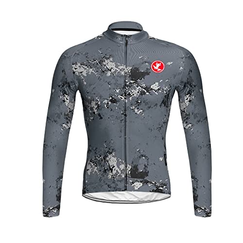 UGLY FROG LJ38 MTB Rennrad Neue Winter Jersey Thermisches Fahrradtrikot Vlies Thermo Langarm Shirt Herren Breathable Radfahren Männer Fahrradbekleidung von UGLY FROG