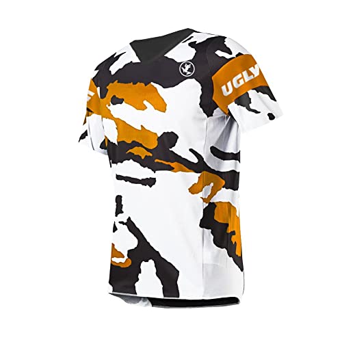 UGLY FROG UFDSJF01 2025 Herren Mountainbike Downhill Freeride BMX Trikot Shirt Motocross Kurzarm Ärmel MTB Cycling Jersey von UGLY FROG