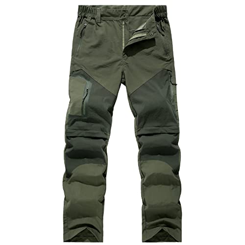 UGLY FROG UFHTrousers01 Herren Wanderhose Wasserdicht Trekkinghose Abnehmbar Zip Off Outdoorhose Schnell Trockend Leicht Camping Softshellhose Sommer Funktionshose 19116 von UGLY FROG