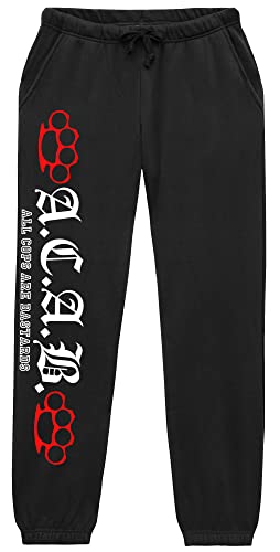 ACAB Herren Jogginghose | Fussball Ultras Hose Hardcore 1312 | M2 (XL) von UGLYSHIRT