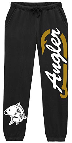 Angler Herren Jogginghose | Fishing Sport Fischer Angel Hose | (XXL) von UGLYSHIRT