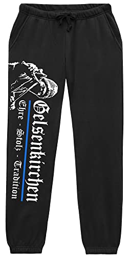 Gelsenkirchen Ehre & Stolz Herren Jogginghose | Gelsenkirchen Hose Gelsenkirchen Fanartikel Ultras Sport Gelsenkirchen Geschenk | M1 Schwarz (L) von UGLYSHIRT