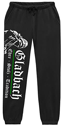 Gladbach Ehre & Stolz Herren Jogginghose | Gladbach Fanartikel Stadt Ultras Sport Gladbach Geschenk Gladbach Hose | M1 Schwarz (M) von UGLYSHIRT