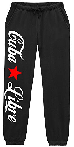 UGLYSHIRT Cuba Libre Herren Jogginghose | Flag Cocktail Havanna Barkeeper Hose| (XXL) von UGLYSHIRT
