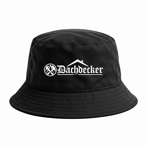 UGLYSHIRT Dachdecker Anglerhut | Mütze für Handwerker – Lustiger Fischerhut für Dachdecker Profis – Sommermütze für Baustelle Freizeit Festival – Unisex Arbeitsmütze von UGLYSHIRT