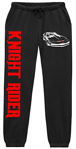 UGLYSHIRT Knight Rider Herren Jogginghose | Kitt Michael Hasselhoff Hose 80er Kult (L) von UGLYSHIRT