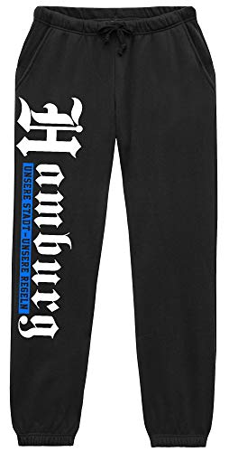 UGLYSHIRT Unsere Stadt Hamburg Herren Jogginghose | Fussball Sport Hamburg Hose Skyline Sporthose | M1 (XXL) von UGLYSHIRT