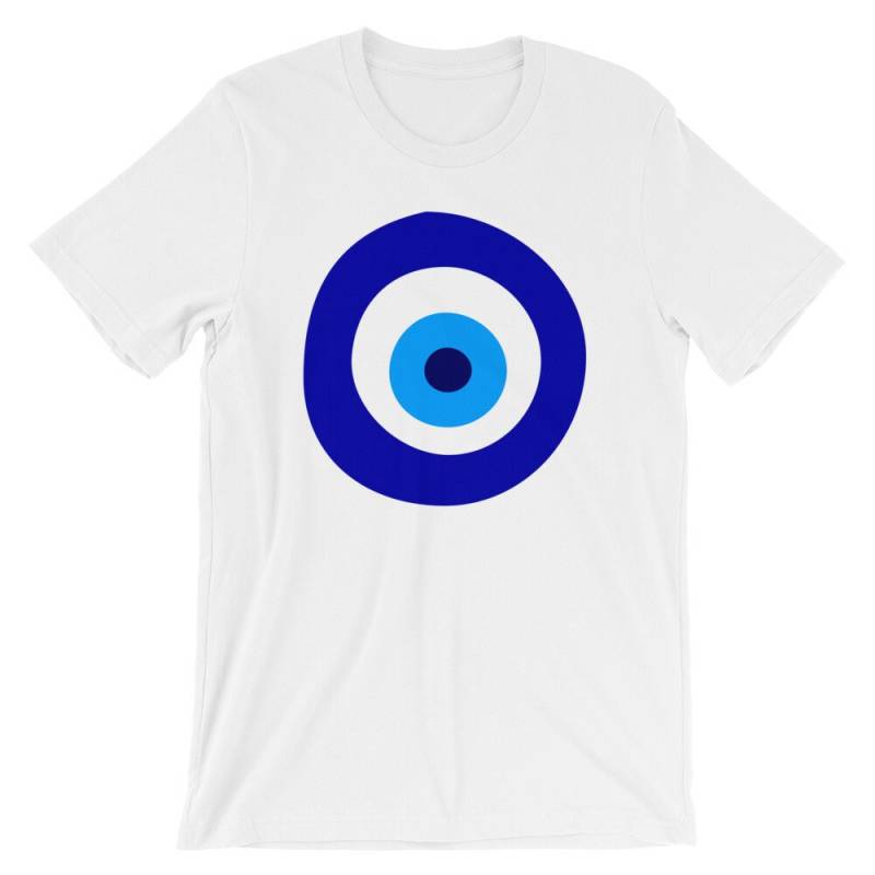 Böses Auge Talisman Grafik Kurzarm Unisex T-Shirt Amulett Charme von UGRCollection