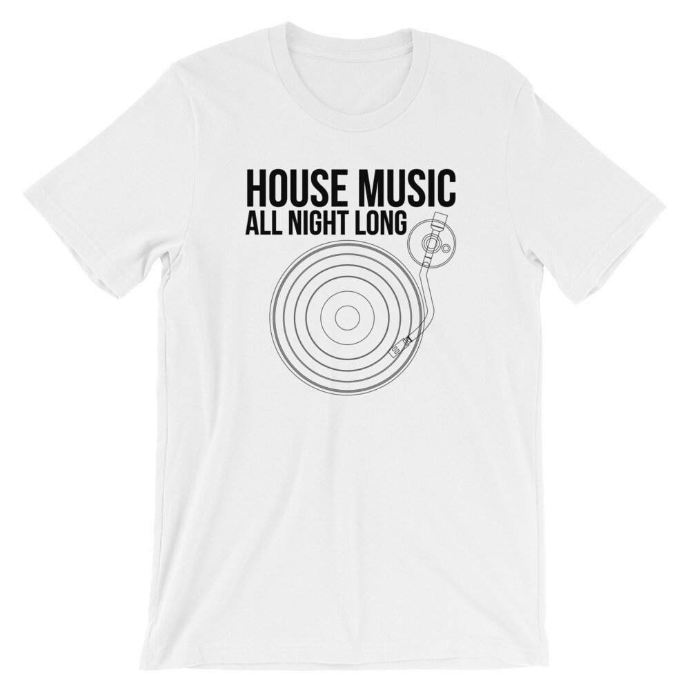 Haus Musik Die Ganze Nacht Lange Kurzarm Unisex T-Shirt Edm Haus Musik Die Ganze Nacht Lange Kurzarm Unisex T-Shirt Edm von UGRCollection