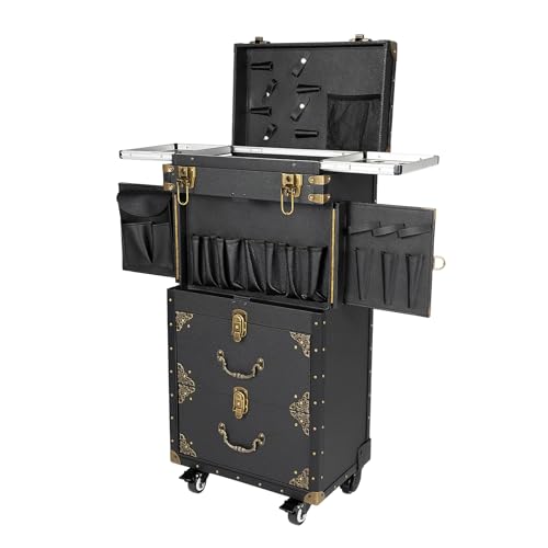 Rollbarer AbschließBarer Make Up Trolley Professionelle Make Up Station Mit FöHn Halter Kosmetik GepäCk Reise Organizer Haarstylisten Beauty Reise Organizer AbschließBare Box Rollbarer AbschließBarer Make Up Trolley Professionelle Make Up Station Mit FöHn Halter Kosmetik GepäCk Reise Organizer Haarstylisten Beauty Reise Organizer AbschließBare Box von UHDUIG
