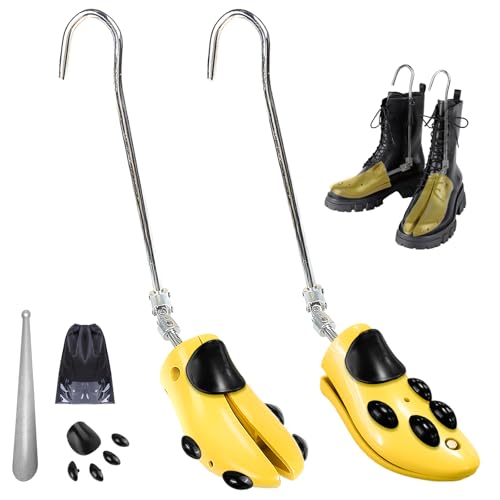 UHIAGREE Stiefelspanner für Cowboystiefel, verstellbarer Stiefelspanner für Damen und Herren, dicker hoher Spann und breite Füße (für Damen 9–14, Herren 8–13) von UHIAGREE