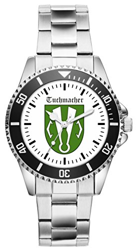 Tuchmacher Beruf Geschenk Artikel Idee Fan Uhr 1806 von UHR63