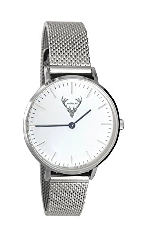 UHRTRACHT kleine Trachtenuhr, Uhr in Silber, 32mm mit Edelstahlarmband passend zum Dirndl und im Alltag Dank Quick Release-Band von UHRTRACHT
