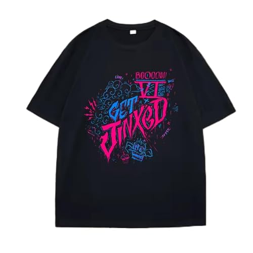 Get Jinxed Tshirt Arcane Jinx Gamer T-Shirt Black XXL Get Jinxed Tshirt Arcane Jinx Gamer T-Shirt Black XXL von UHYft66AWZ