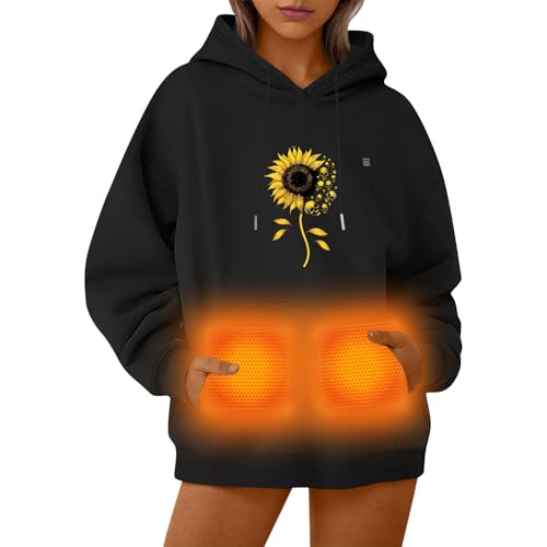 UHouse Beheizbarer Hoodie Damen Herren Kapuzenpullover Winter Beheizbare Pullover mit Kapuze Unisex Hoody Elektrische Beheizte Kapuzenpulli Outdoor Heizjacke 2025 Schwarz M UHouse Beheizbarer Hoodie Damen Herren Kapuzenpullover Winter Beheizbare Pullover mit Kapuze Unisex Hoody Elektrische Beheizte Kapuzenpulli Outdoor Heizjacke 2025 Schwarz M von UHouse