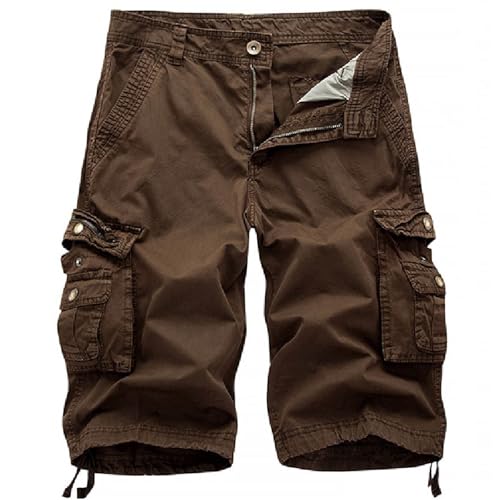 UHouse Cargo Shorts 2/3 Herren Kurze Hosen Lang Baumwolle Sommer Cargohose Kurz Arbeitshose Männer Laufshorts mit Seitentaschen Outdoor Freizeitshorts Jeansshorts Angebote Kaffee XXL UHouse Cargo Shorts 2/3 Herren Kurze Hosen Lang Baumwolle Sommer Cargohose Kurz Arbeitshose Männer Laufshorts mit Seitentaschen Outdoor Freizeitshorts Jeansshorts Angebote Kaffee XXL von UHouse
