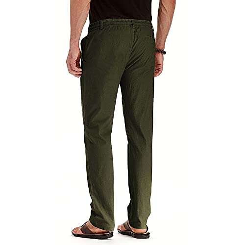 UHouse Hosen Herren Freizeit Chino Hose Business Slim Fit Freizeithose Business Baumwolle Herrenhosen Mode Golfhose Bequeme Stoffhose Lässig Anzughose Leichte Sommerhose Armeegrün L UHouse Hosen Herren Freizeit Chino Hose Business Slim Fit Freizeithose Business Baumwolle Herrenhosen Mode Golfhose Bequeme Stoffhose Lässig Anzughose Leichte Sommerhose Armeegrün L von UHouse