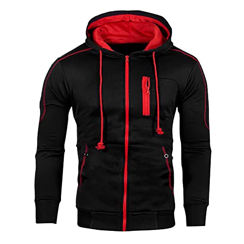 UHouse Sweatjacke Herren Basic Jacke Freizeit Kapuzenjacke Oversized Übergangsjacke Warehouse Deal Zipper Hoodie Y2k Mode Sportjacke Leichte Herbstjacke Bequeme Jacket Blitzangebote Schwarz M UHouse Sweatjacke Herren Basic Jacke Freizeit Kapuzenjacke Oversized Übergangsjacke Warehouse Deal Zipper Hoodie Y2k Mode Sportjacke Leichte Herbstjacke Bequeme Jacket Blitzangebote Schwarz M von UHouse