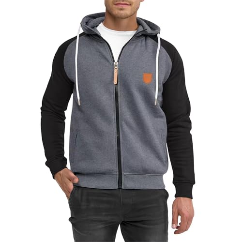 UHouse Sweatjacke Herren Jacke Leichte Hoodie Angebote mit Reißverschluss Sport Kapuzenjacke Warehouse Deal Zip Kapuzenpullover Herbst Trainingsjacke Outdoor Sportjacke mit Kapuze Sale Dunkelgrau UHouse Sweatjacke Herren Jacke Leichte Hoodie Angebote mit Reißverschluss Sport Kapuzenjacke Warehouse Deal Zip Kapuzenpullover Herbst Trainingsjacke Outdoor Sportjacke mit Kapuze Sale Dunkelgrau von UHouse