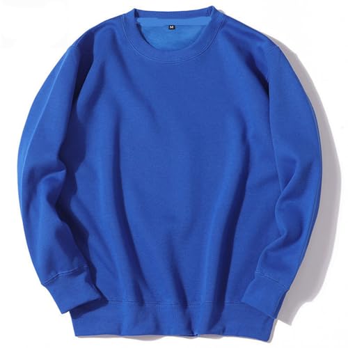 UHouse Sweatshirt Herren Herbst Herren-Sweatshirt ohne Kapuze Loose Fit Pullover Bequeme Langarmshirt Leicht Sweater Blitzangebote Arbeitspullover Große Größen Pulli Deals of The Day Blau XL UHouse Sweatshirt Herren Herbst Herren-Sweatshirt ohne Kapuze Loose Fit Pullover Bequeme Langarmshirt Leicht Sweater Blitzangebote Arbeitspullover Große Größen Pulli Deals of The Day Blau XL von UHouse